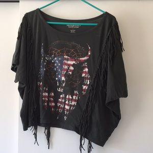 Denim & Supply Ralph Lauren fringe Shirt